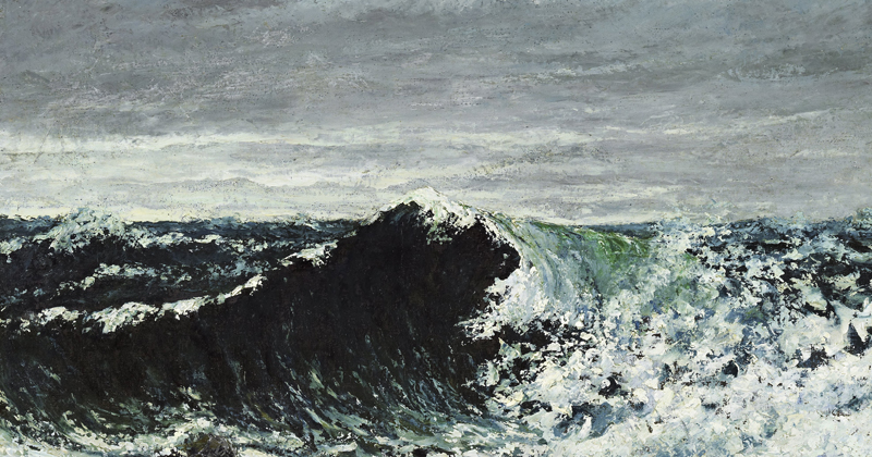 Gustave Courbet, The Wave - The Culturium