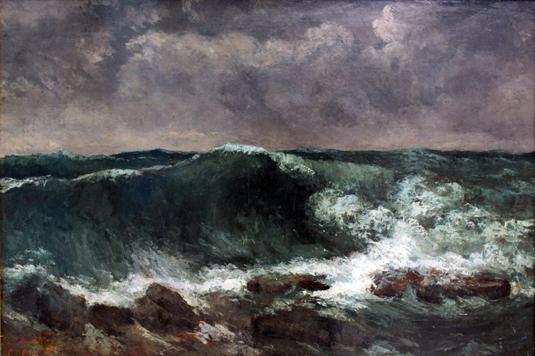 Gustave Courbet, The Wave - The Culturium