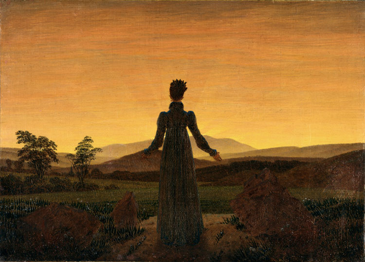 Caspar David Friedrich, Woman Before the Rising Sun - The Culturium