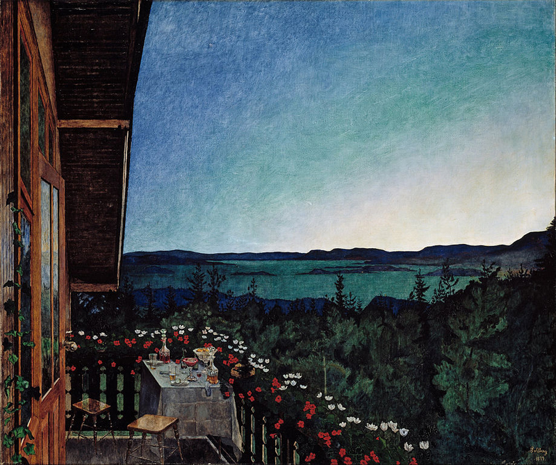 Harald Sohlberg, Summer Night - The Culturium