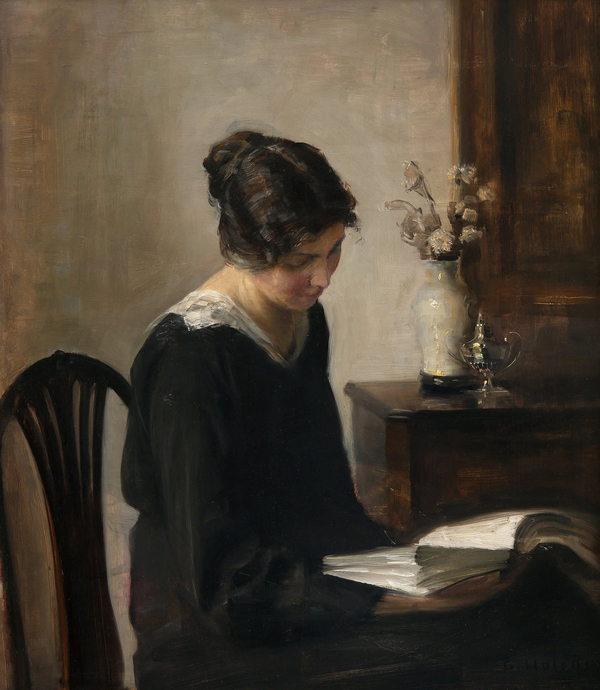 Carl Vilhelm Holsøe, Lady in Black - The Culturium