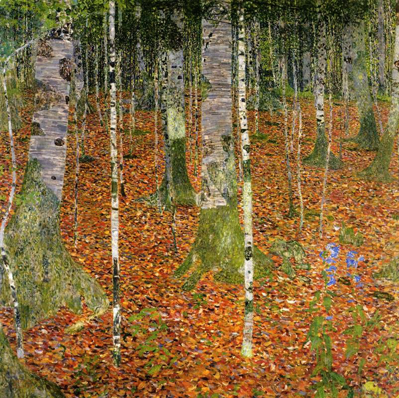 Gustav Klimt, Birch Trees - The Culturium