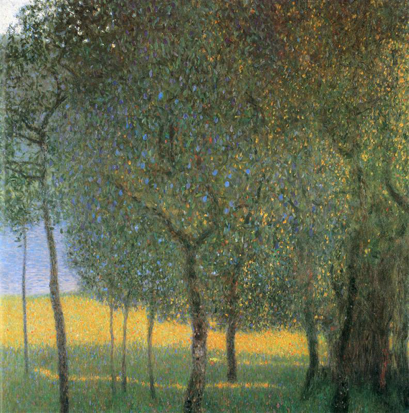 Gustav Klimt, Fruit Trees - The Culturium