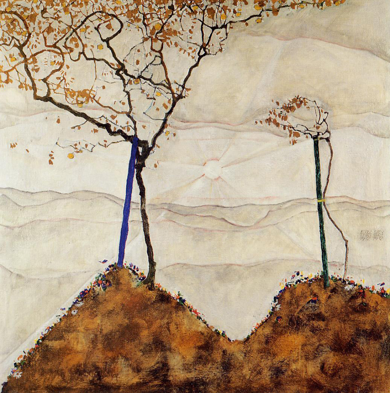 Egon Schiele, Autumn Sun - The Culturium