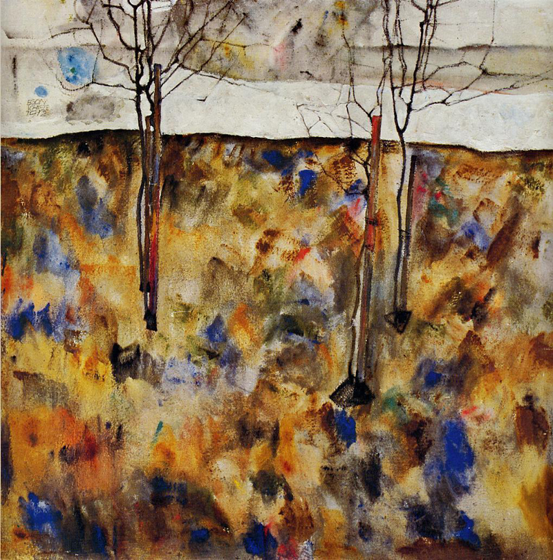 Egon Schiele, Winter Trees - The Culturium