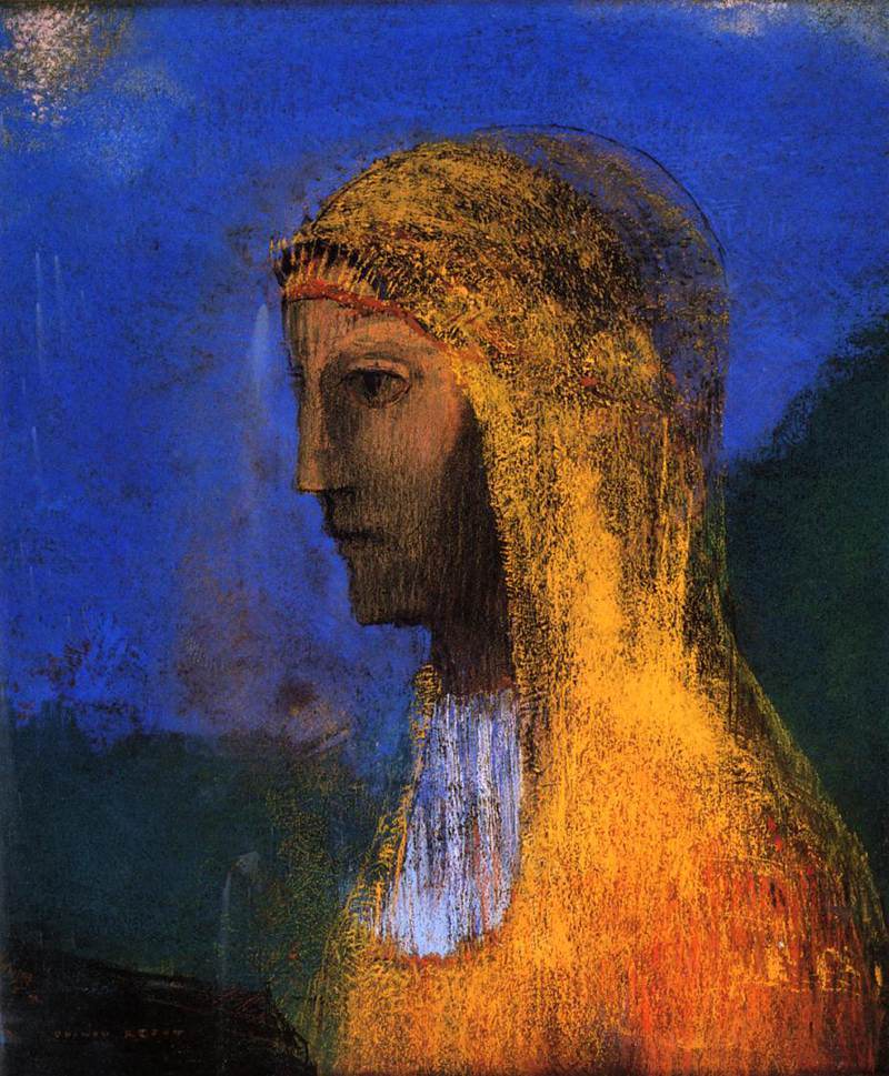 Odilon Redon, The Druidess - The Culturium