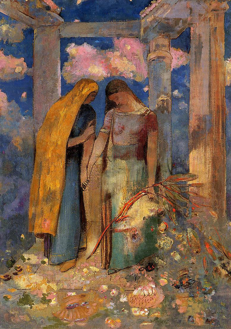 Odilon Redon, Mystical Conversation - The Culturium