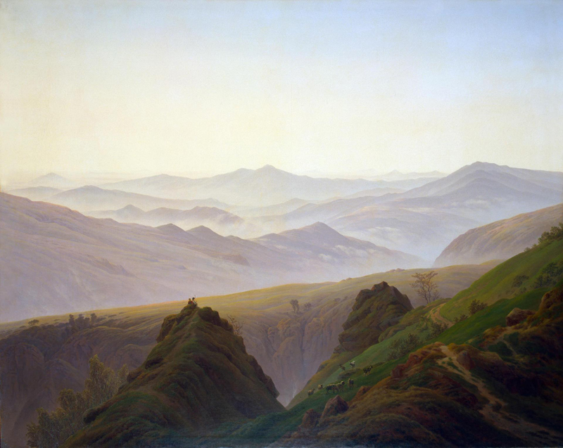 Caspar David Friedrich, Morning in the Mountains - The Culturium