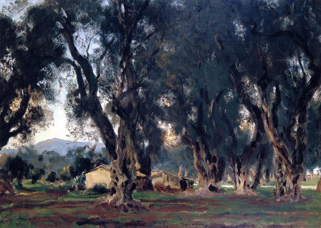 John Singer Sargent, Olive Trees at Corfu - The Culturium