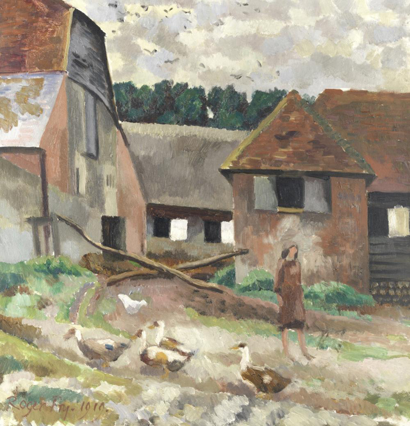 Roger Fry, Farmyard With Ducks at Charleston - The Culturium