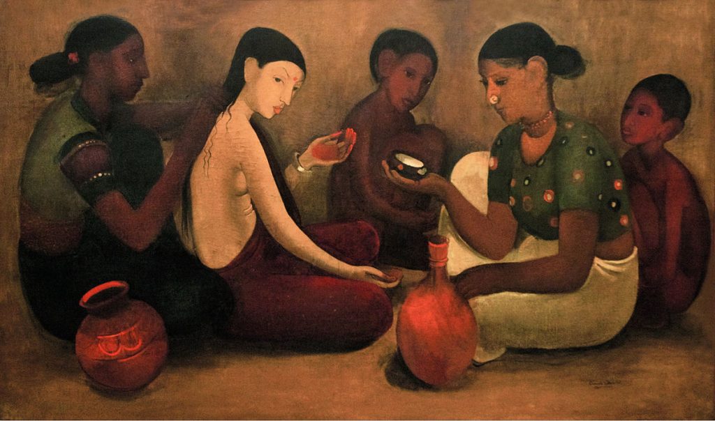 Amrita Sher-Gil, Brides Toilet - The Culturium